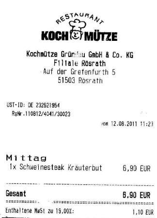 lkst Hffner Kochmtze Restaurant